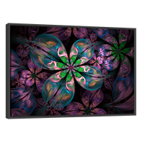 Flores Fractal Color Verde