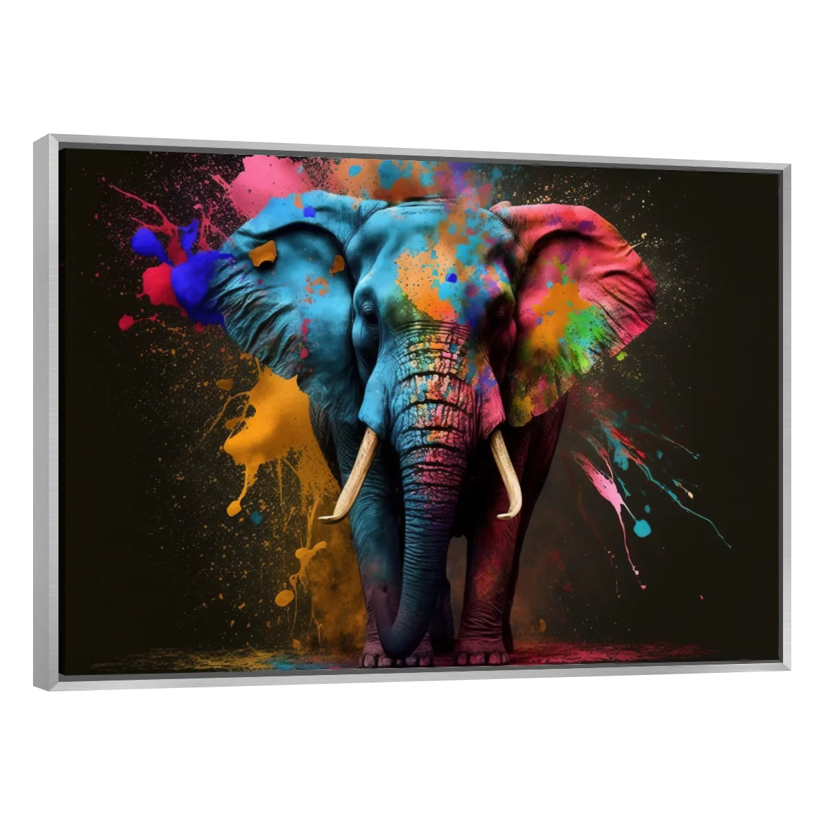 Elefante Feliz Colorido