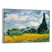 Campo De Trigo Con Cipreses Vincent Van Gogh