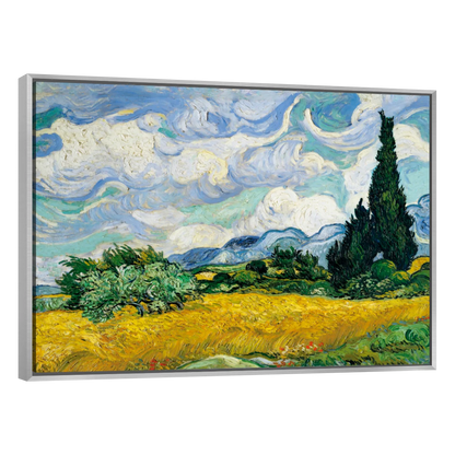 Campo De Trigo Con Cipreses Vincent Van Gogh