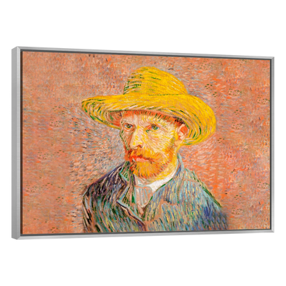 Retrato Con Sombrero De Paja Van Gogh