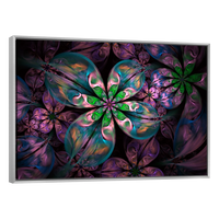 Flores Fractal Color Verde